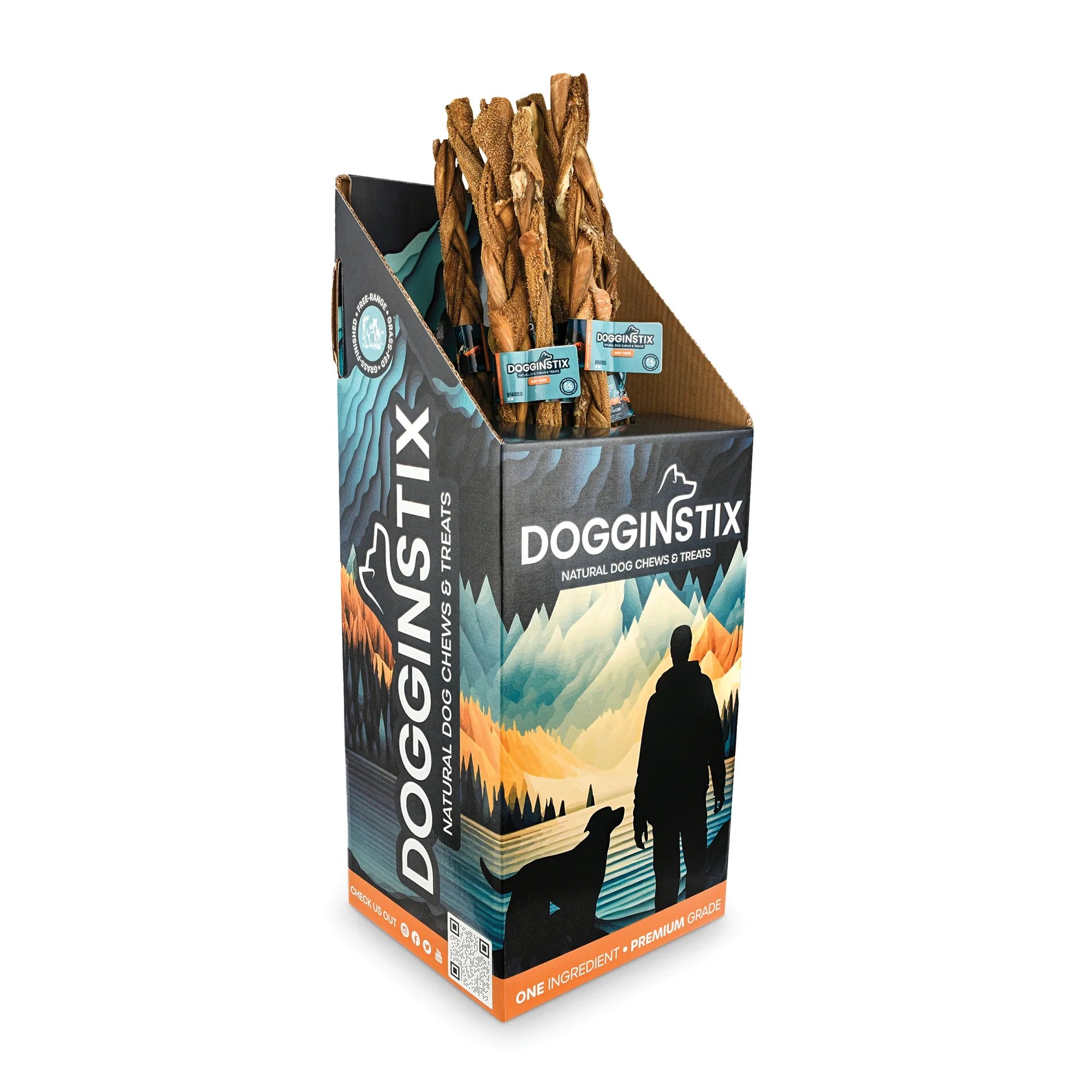 Dogginstix Braided Beef Tripe Stick 24"