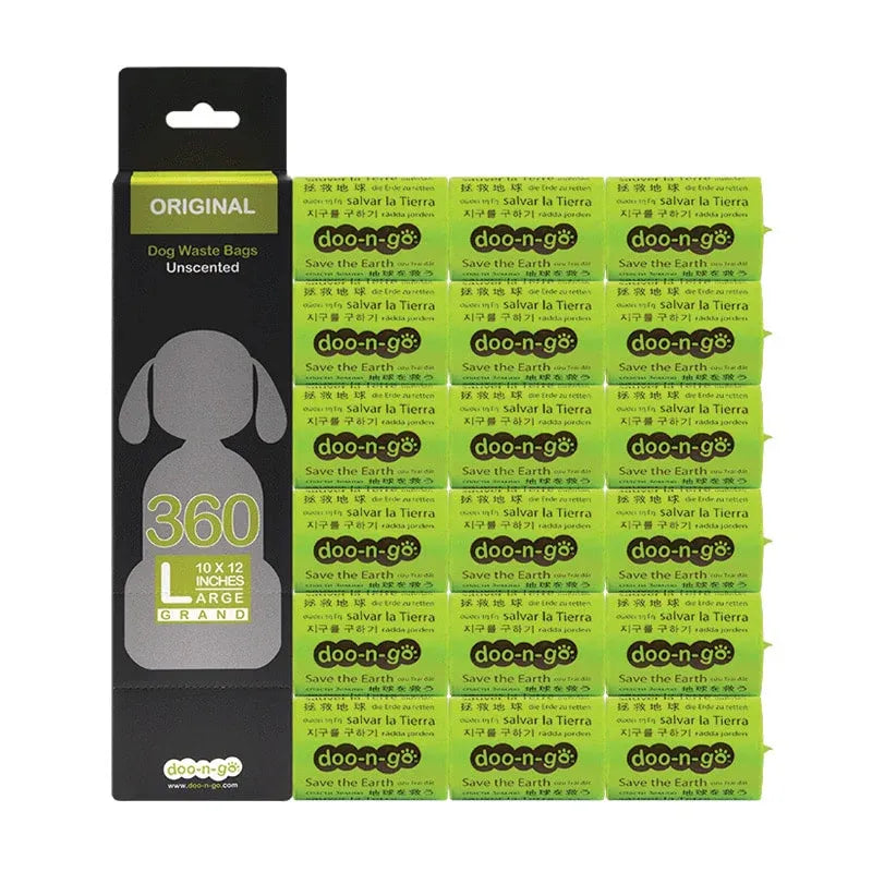 Doo-N-Go Original Dog Waste Bags Unscented 10"X12" 360Ct