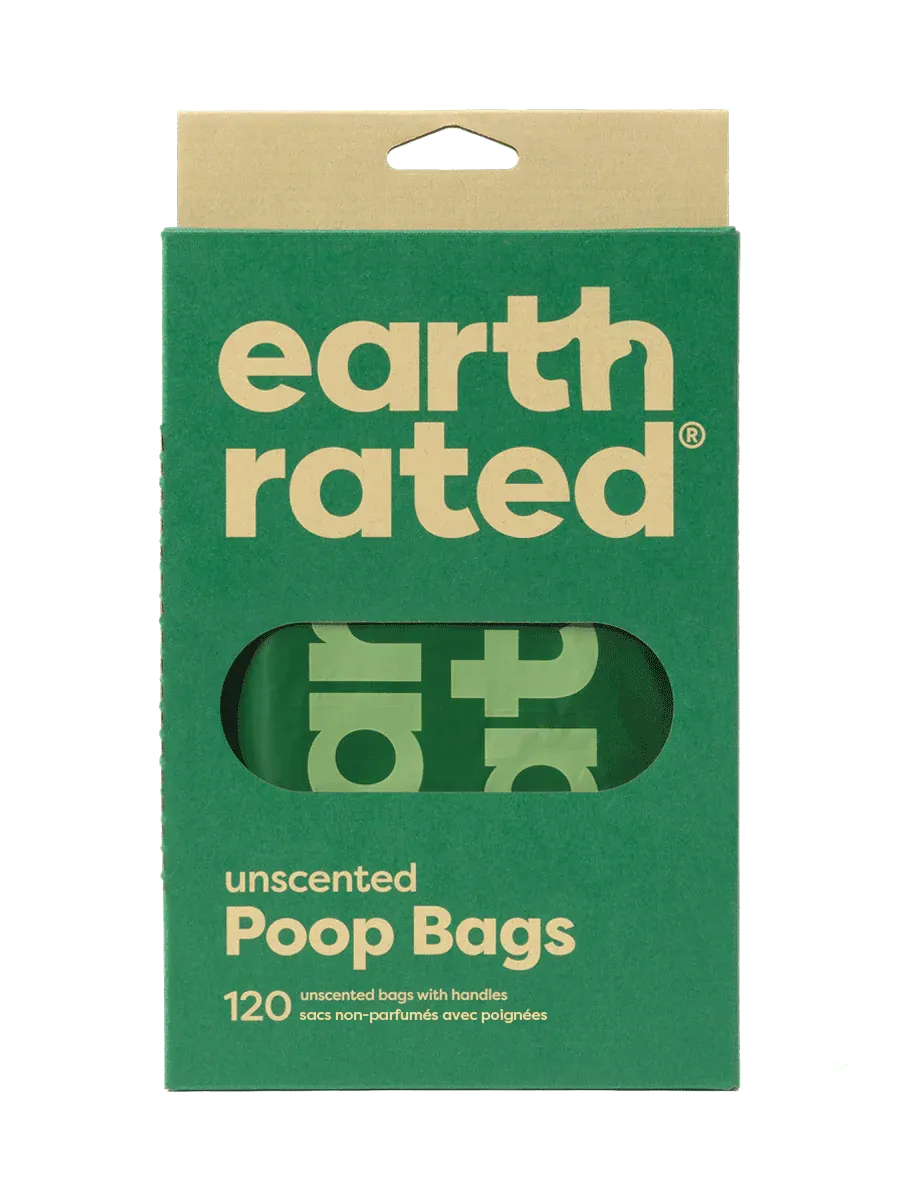 Earth Rated Handle Bags Unscented 7"X13.5" 120Ct