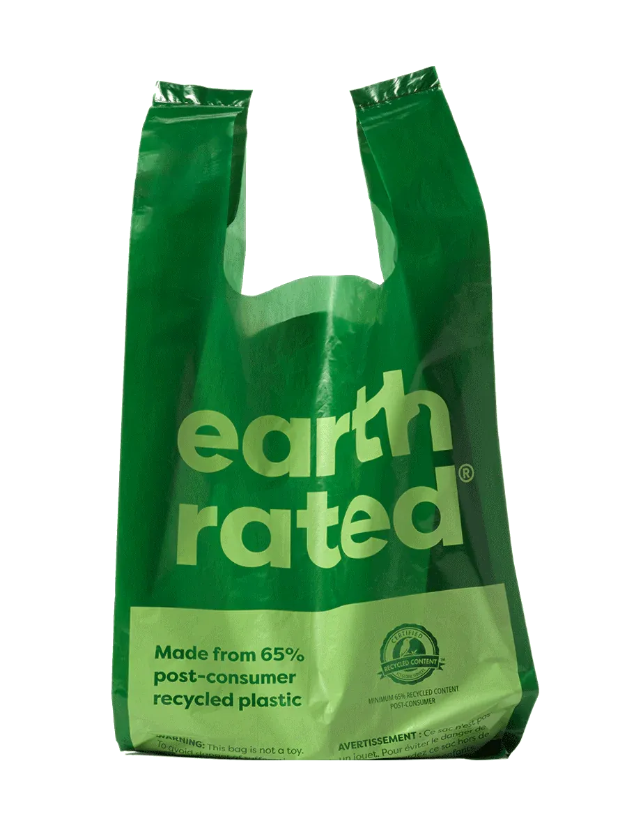 Earth Rated Handle Bags Lavender 7"X13.5" 120Ct