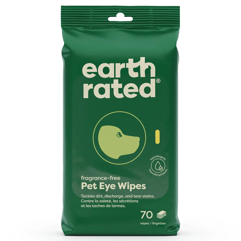 Earth Rated Eye Wipes Fragrence Free 60Pk