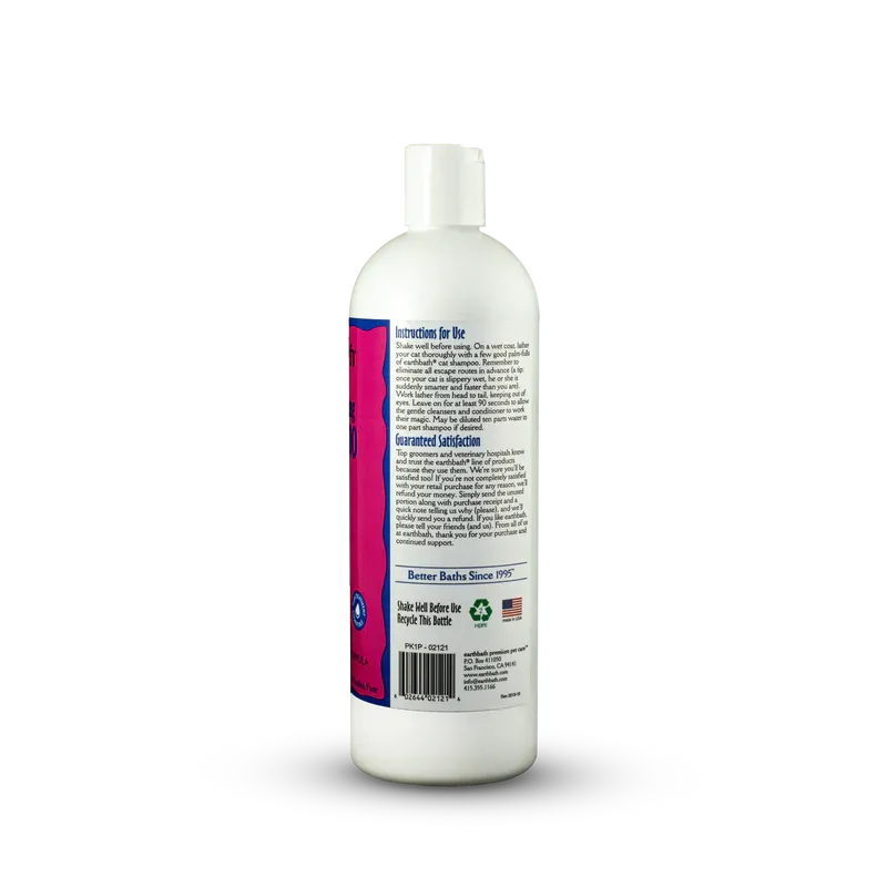 Earthbath Cat 2 In 1 Conditioning Shampoo Light Wild Cherry 16Fl Oz