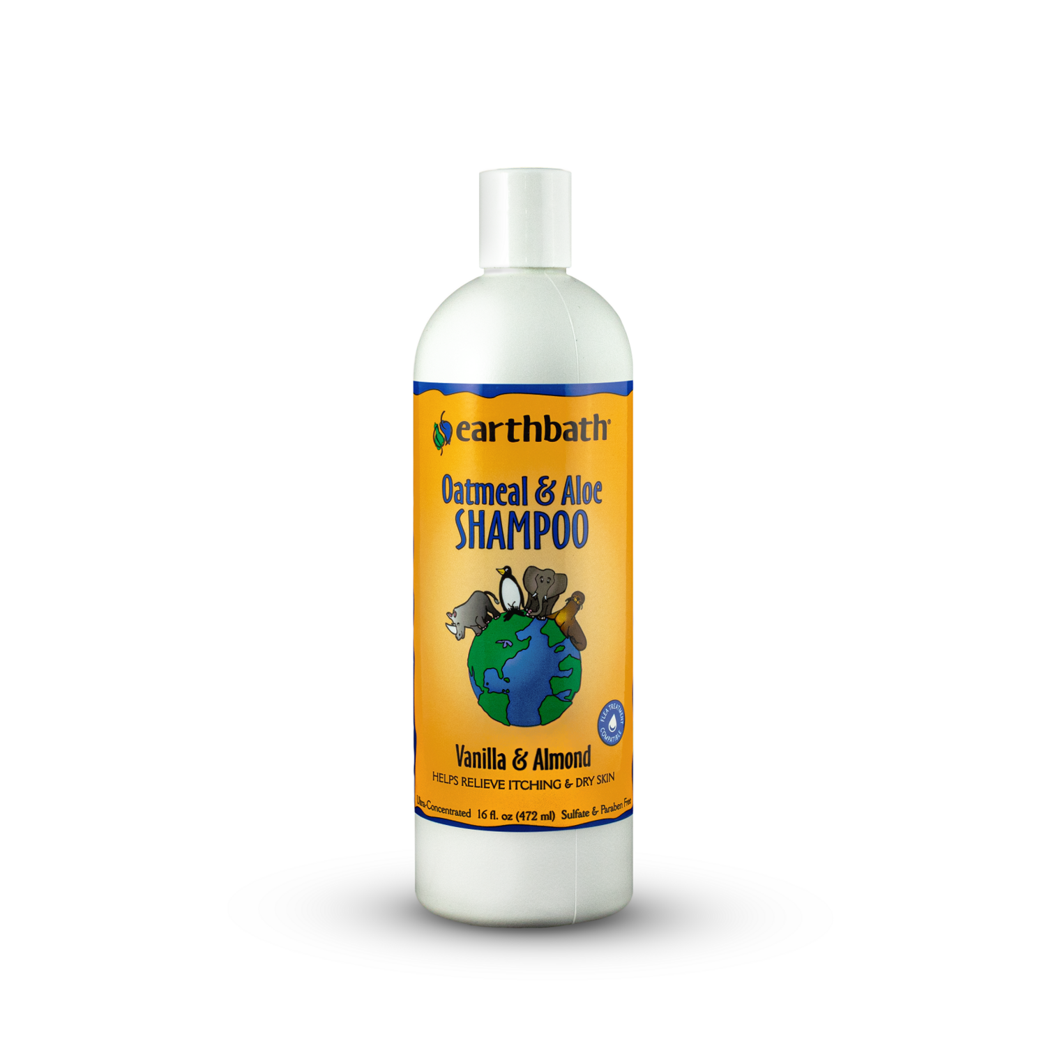Earthbath Oatmeal & Aloe Shampoo Vanilla & Almond 16Fl Oz