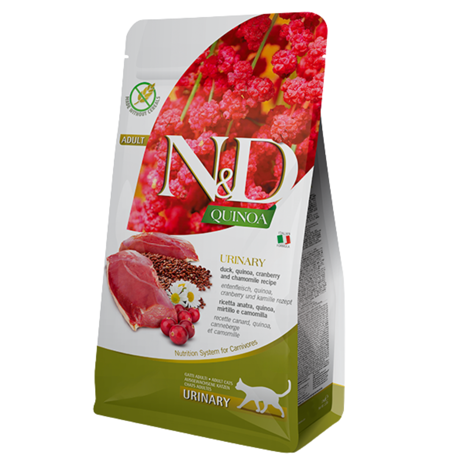 Farmina N&D Cat Quinoa Urinary Duck 11Lb/5Kg