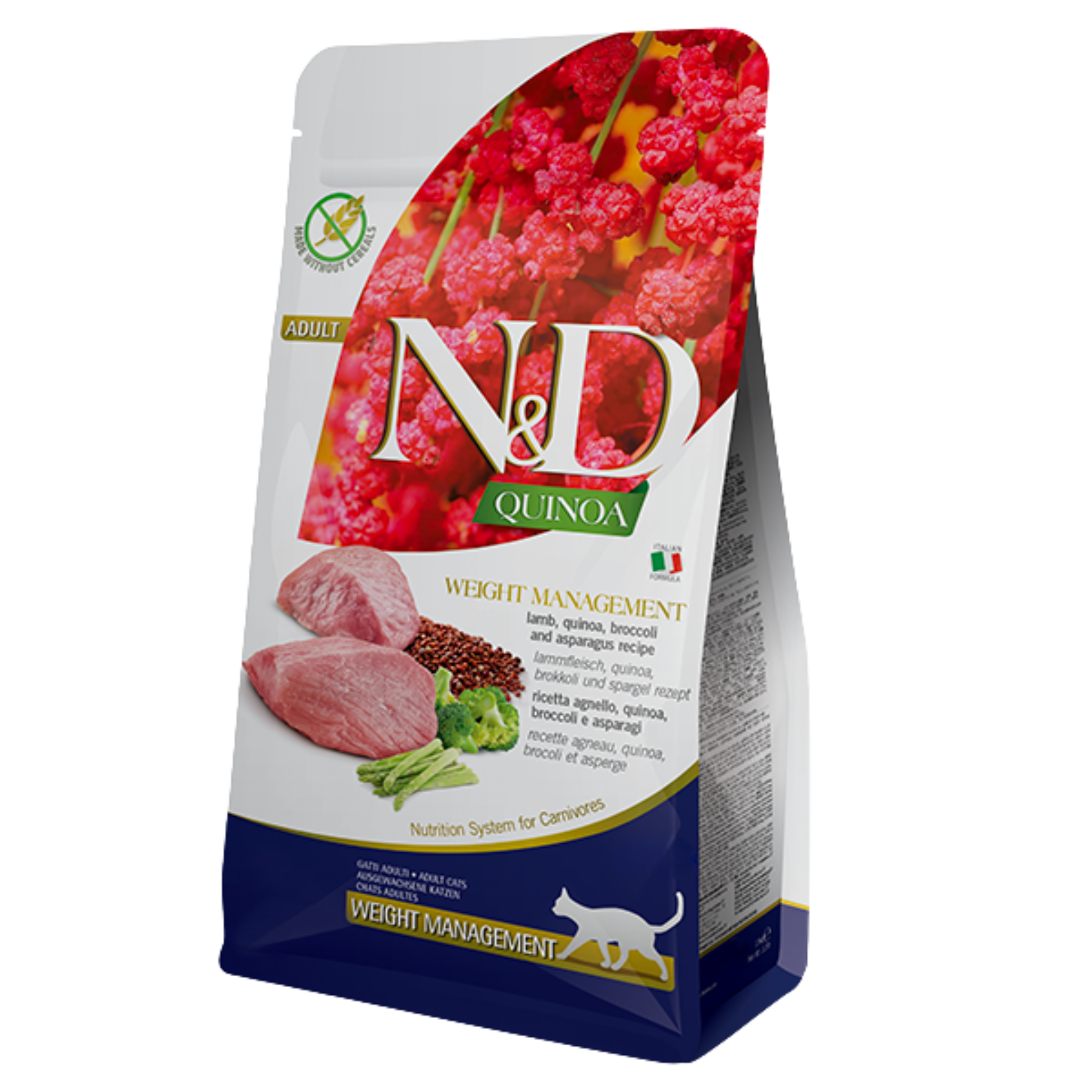 Farmina N&D Cat Quinoa Weight Management Lamb 3.3Lb/1.5Kg