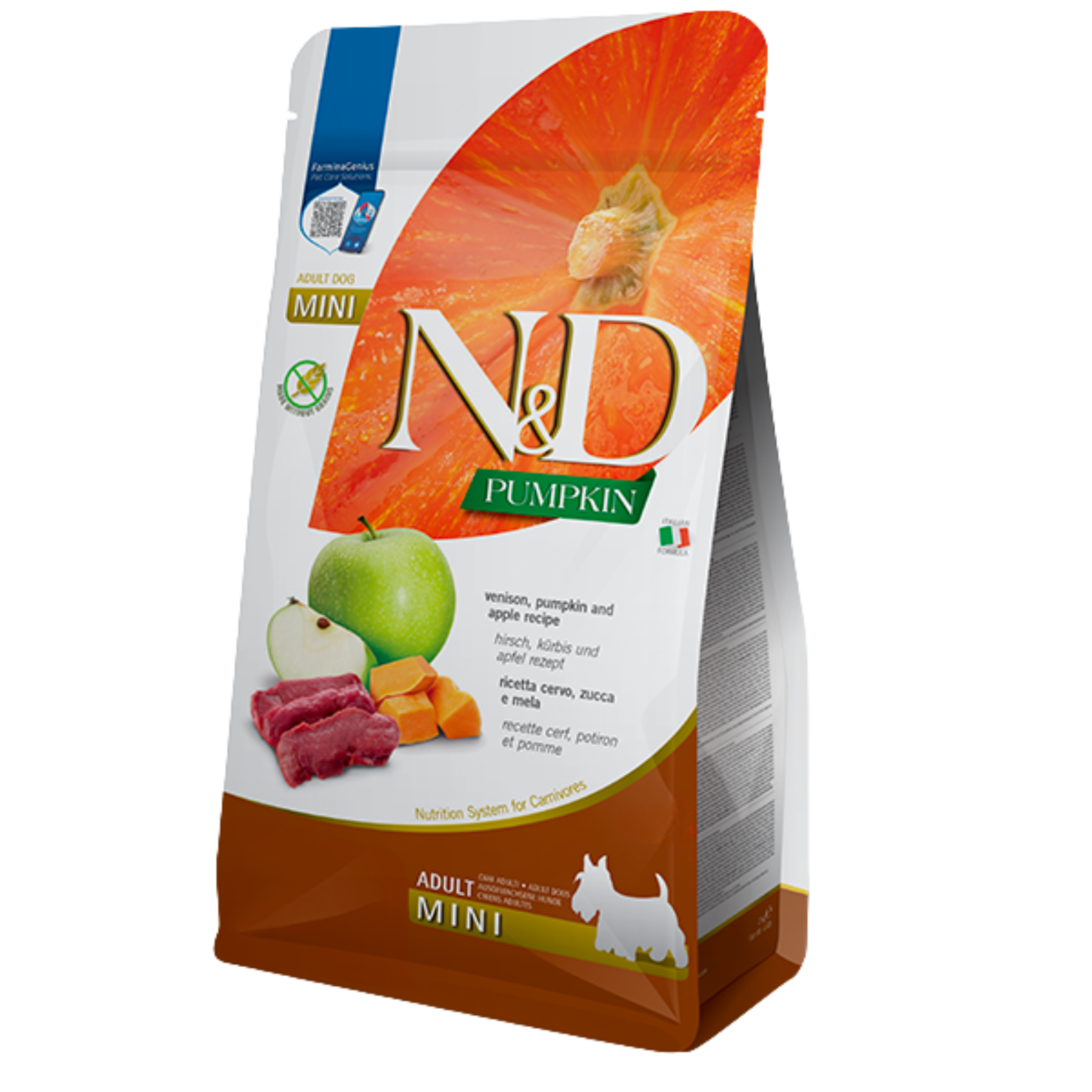 Farmina N&D Dog Pumpkin Venison & Apple Mini 4.4Lb/2Kg