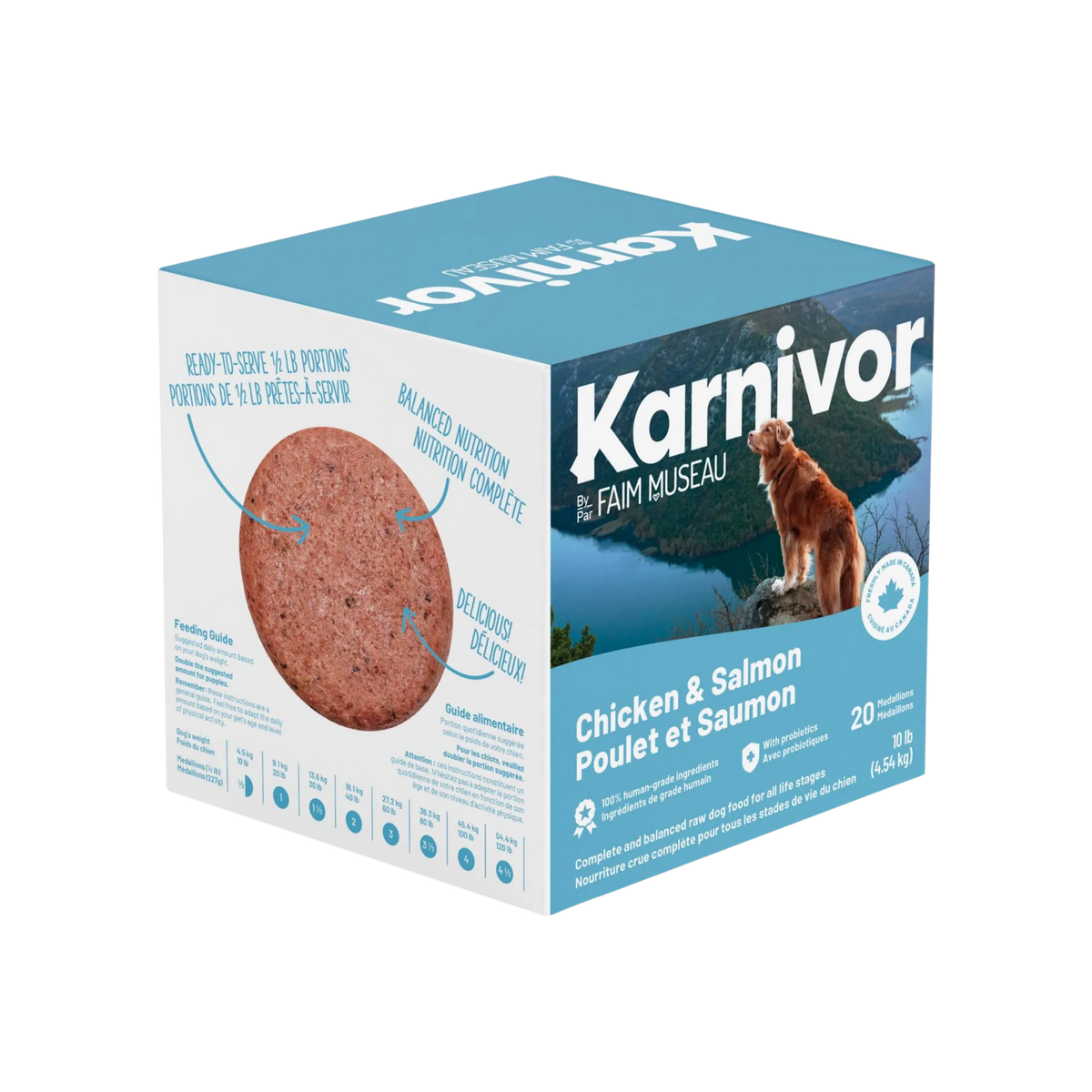 Faim Museau Karnivor Chicken & Salmon 10lb