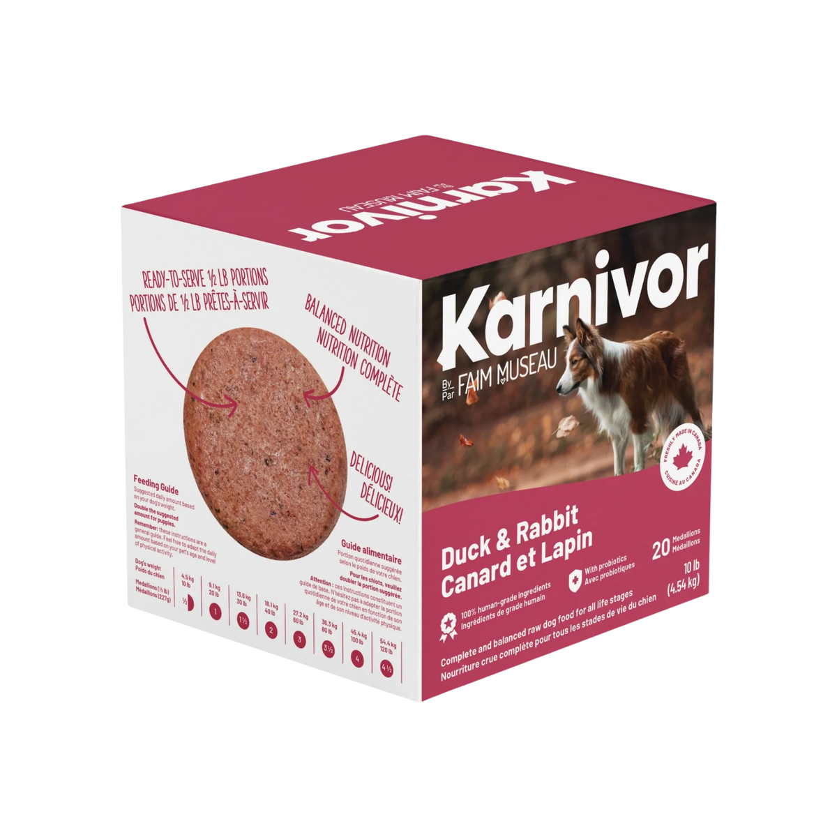 Faim Museau Karnivor Duck & Rabbit 10lb