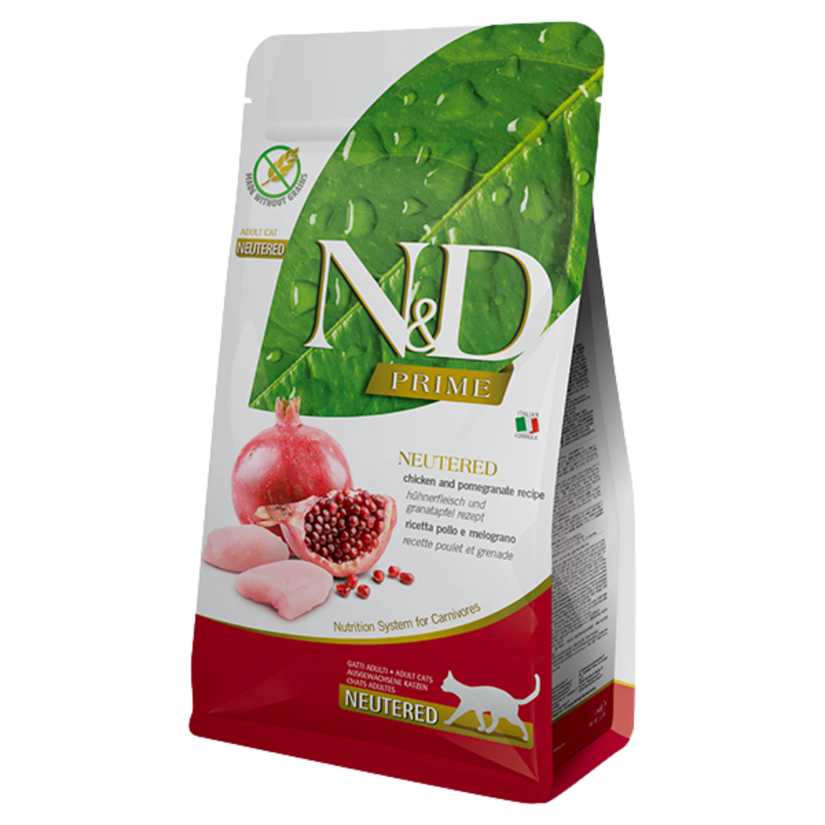 Farmina N&D Cat Prime Chicken & Pomegranate Neutered 3.3lb/1.5kg