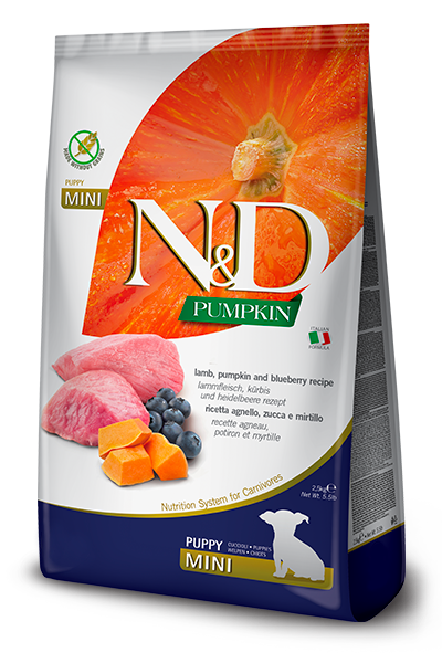 Farmina N&D Puppy Lamb Blueberry Mini 5.5Lb/2.5Kg