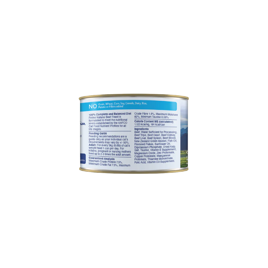 Feline Natural Beef Feast Can 6Oz/170G