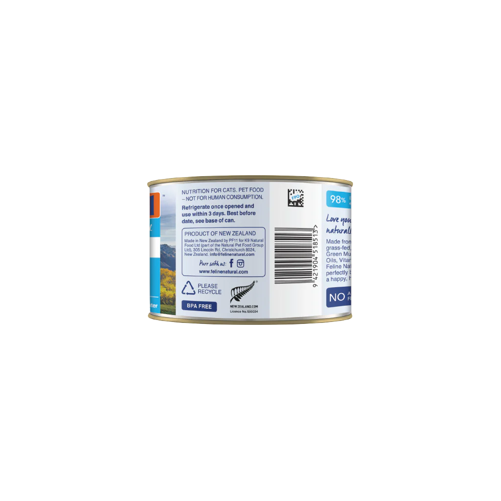 Feline Natural Beef Feast Can 6Oz/170G