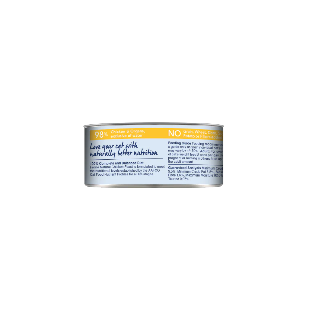 Feline Natural Chicken Feast Can 3Oz/85G