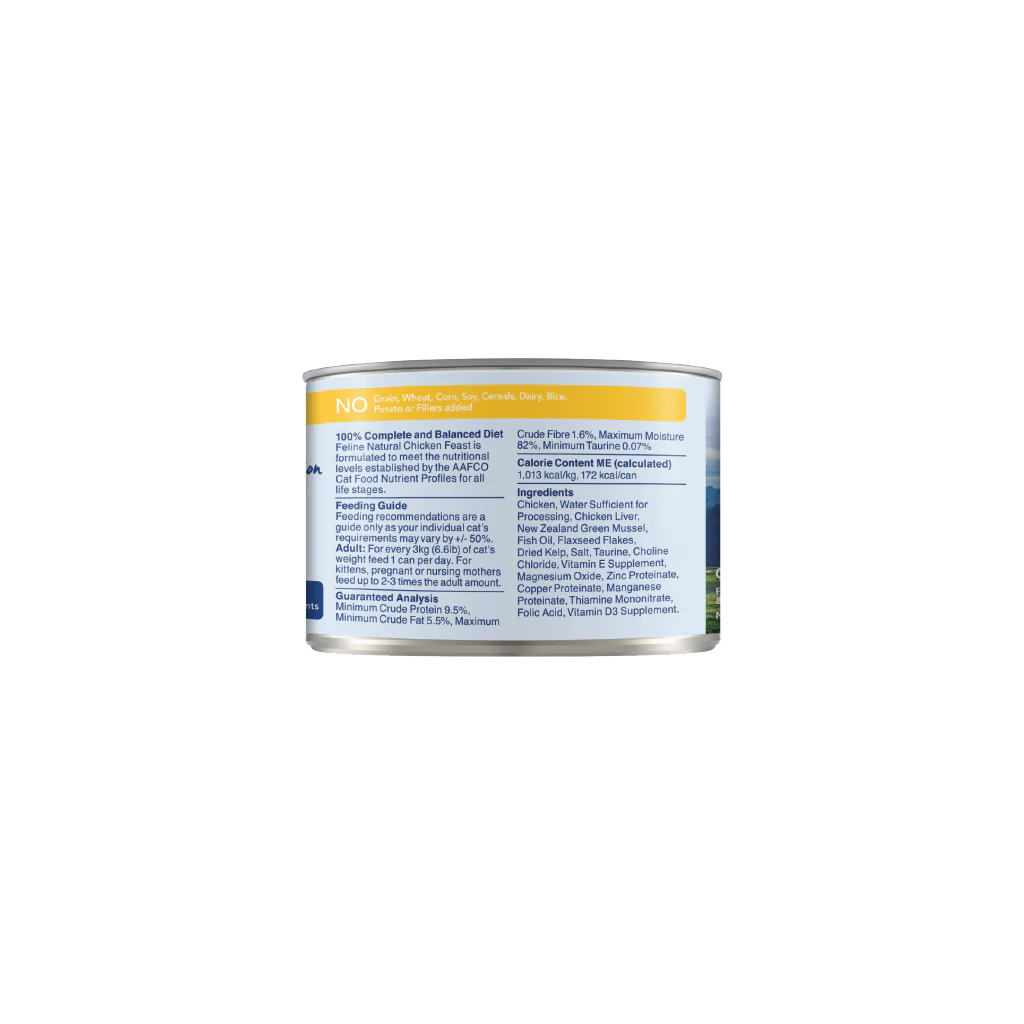 Feline Natural Chicken Feast Can 6Oz/170G