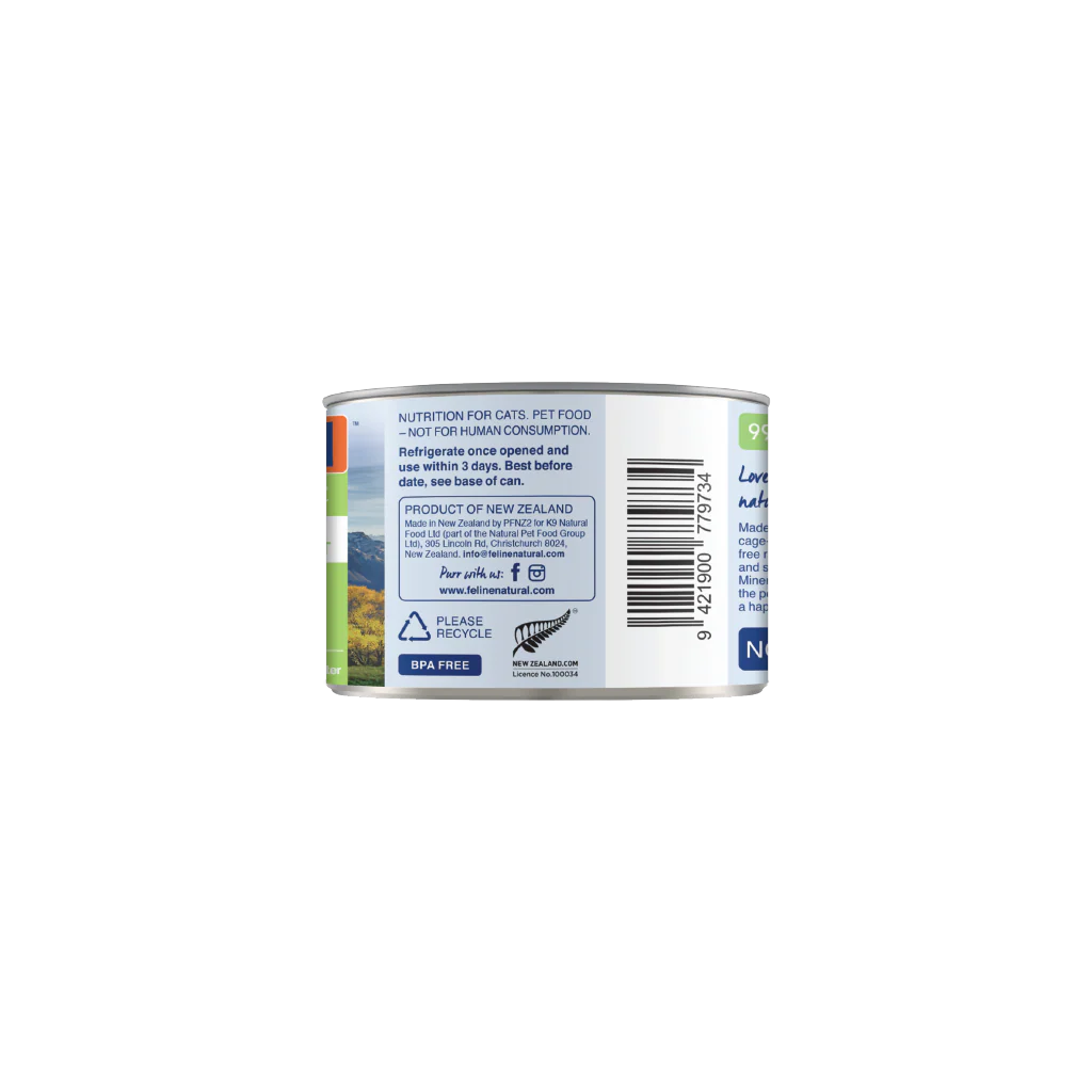 Feline Natural Chicken & Lamb Feast Can 6Oz/170G