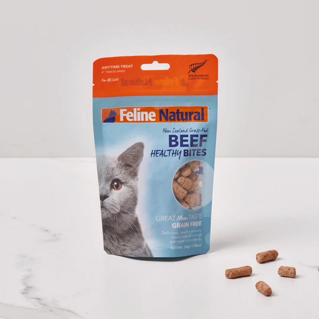 Feline Natural Freeze Dried Beef Healthy Bites 1.76Oz/50G