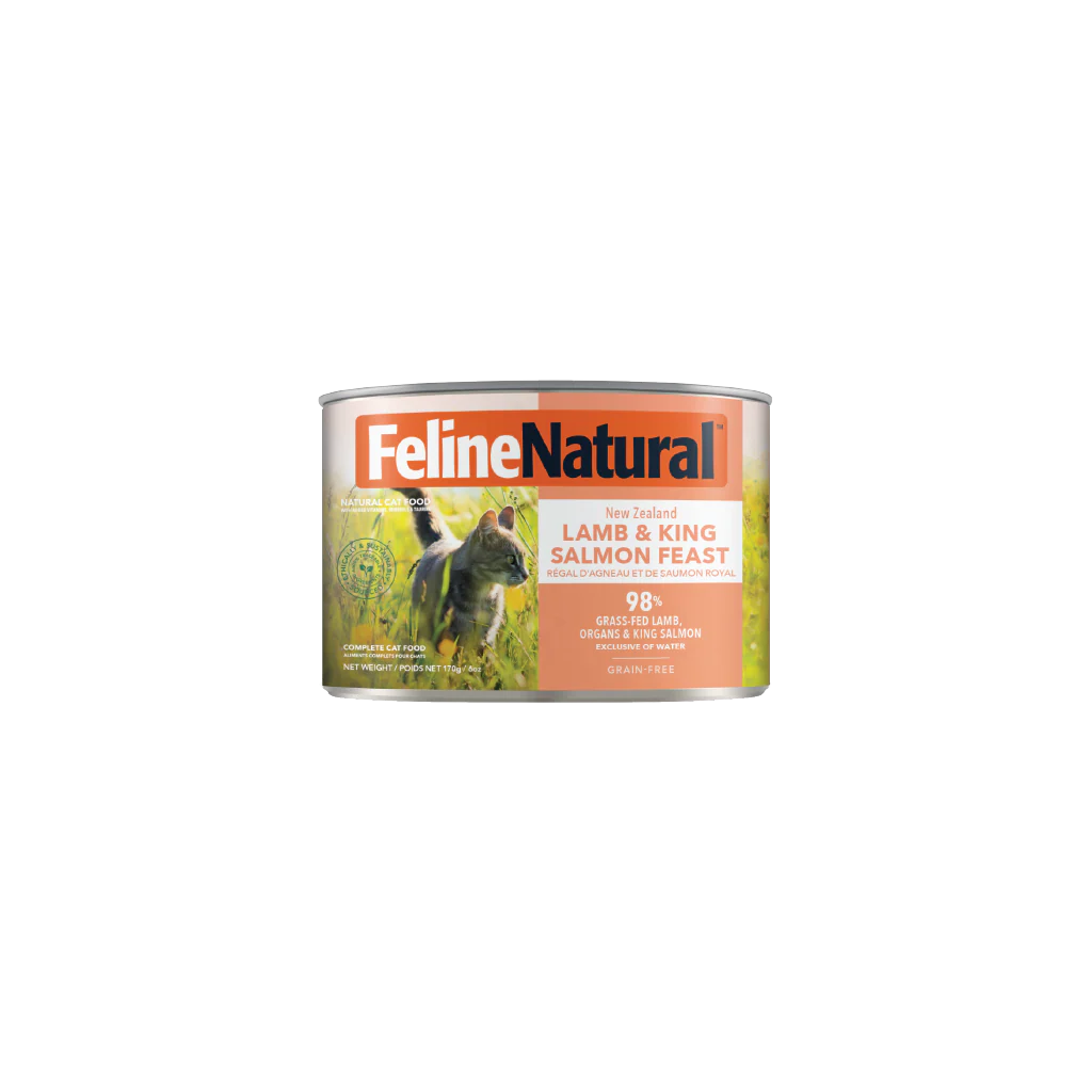 Feline Natural Lamb & Salmon Feast Can 6Oz/170G