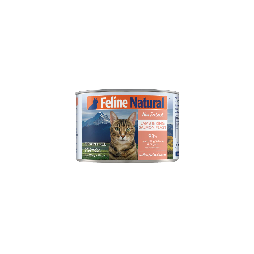 Feline Natural Lamb & Salmon Feast Can 6Oz/170G