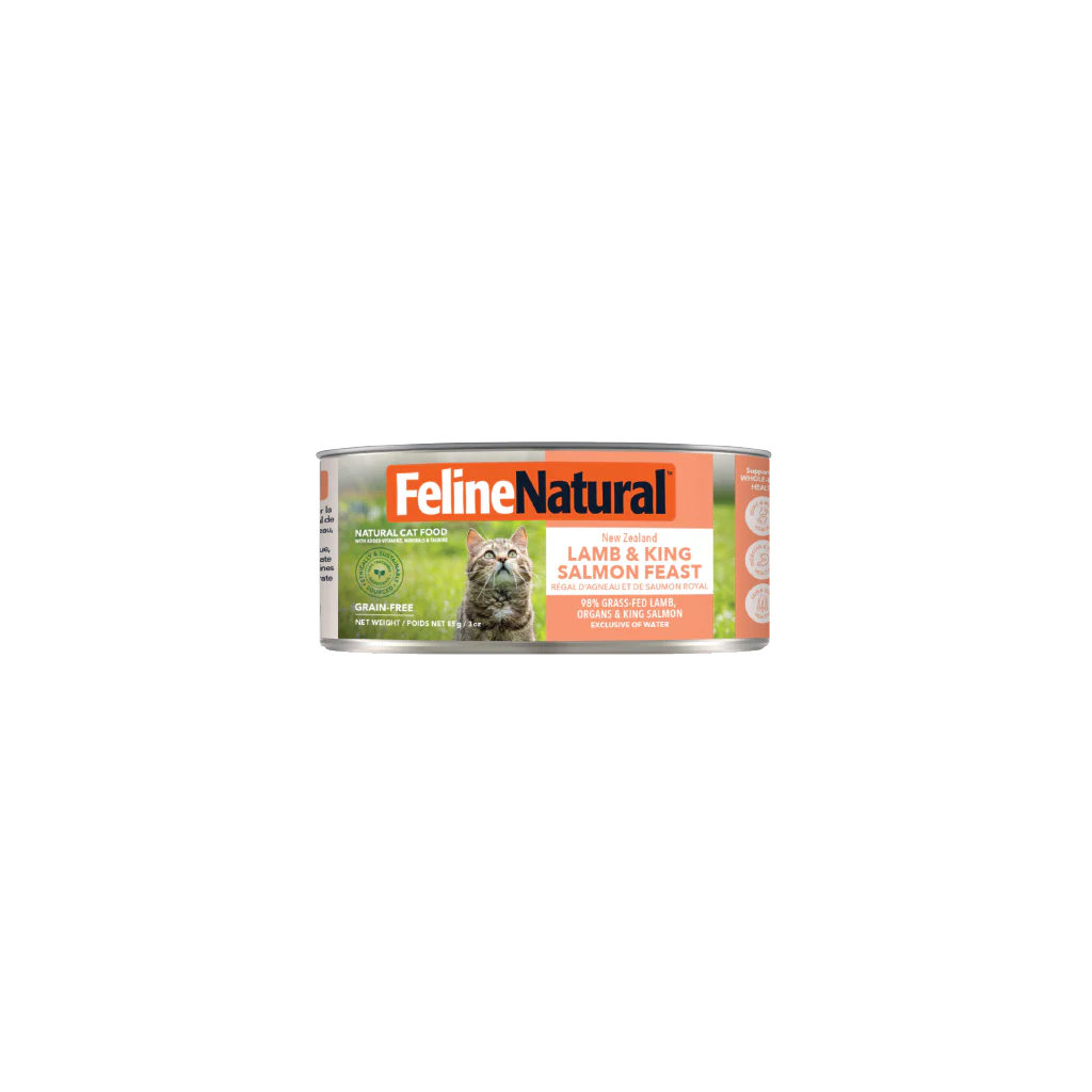 Feline Natural Lamb & Salmon Feast Can 3Oz/85G