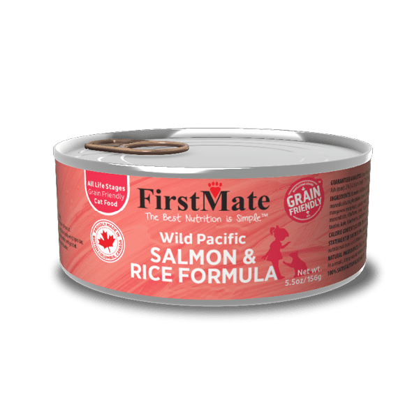 Firstmate Cat Wild Pacific Salmon & Rice Formula 5.5Oz