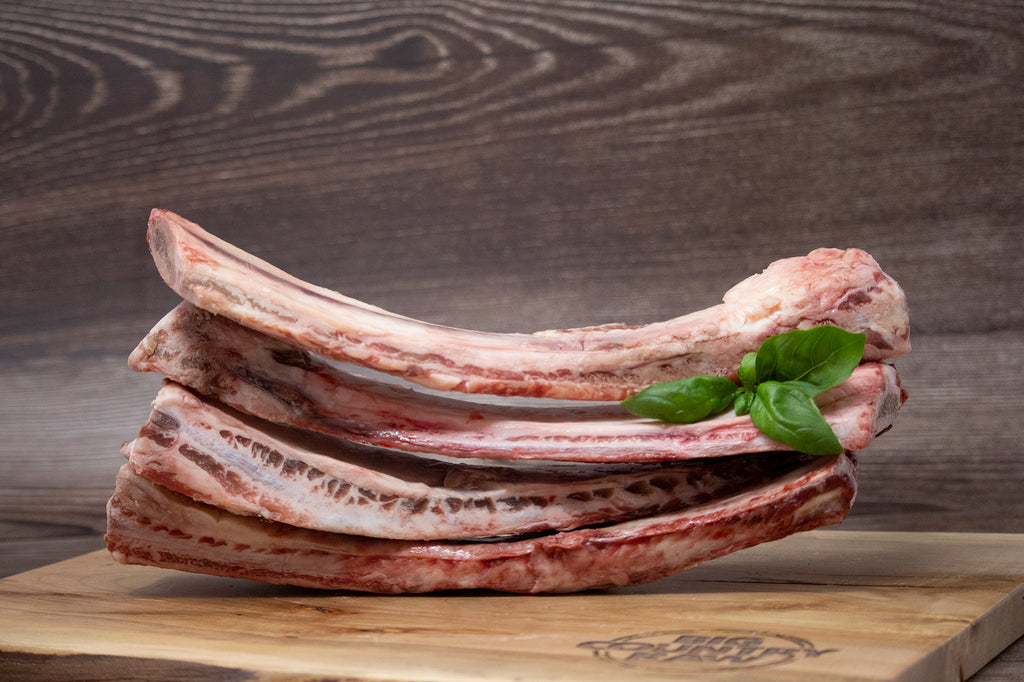 Big Country Raw Xl Flat Rib Bone 4Pc