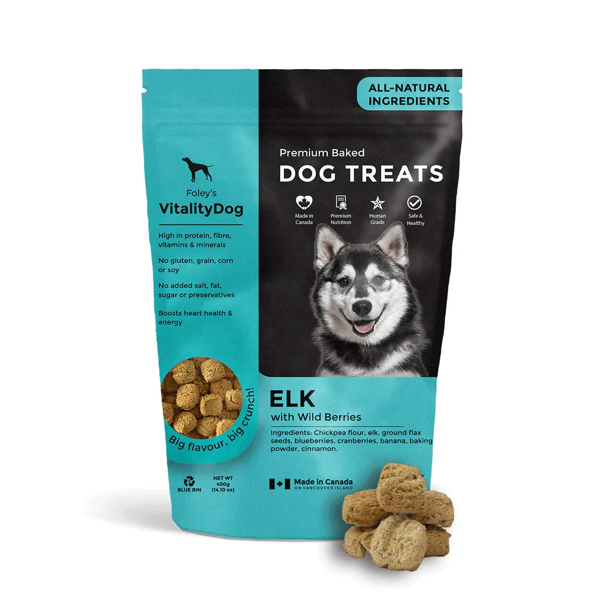 Foley'S Vitalitydog Elk With Wild Berries 14.1Oz/400G