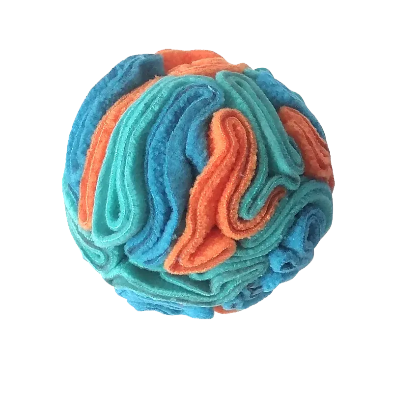 Foufou Hide'N Seek Snuffle Ball Blue Large 6"