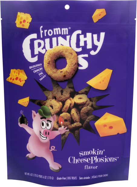 Fromm Dog Crunchy Os GF Smokin' CheesePlosions 6oz