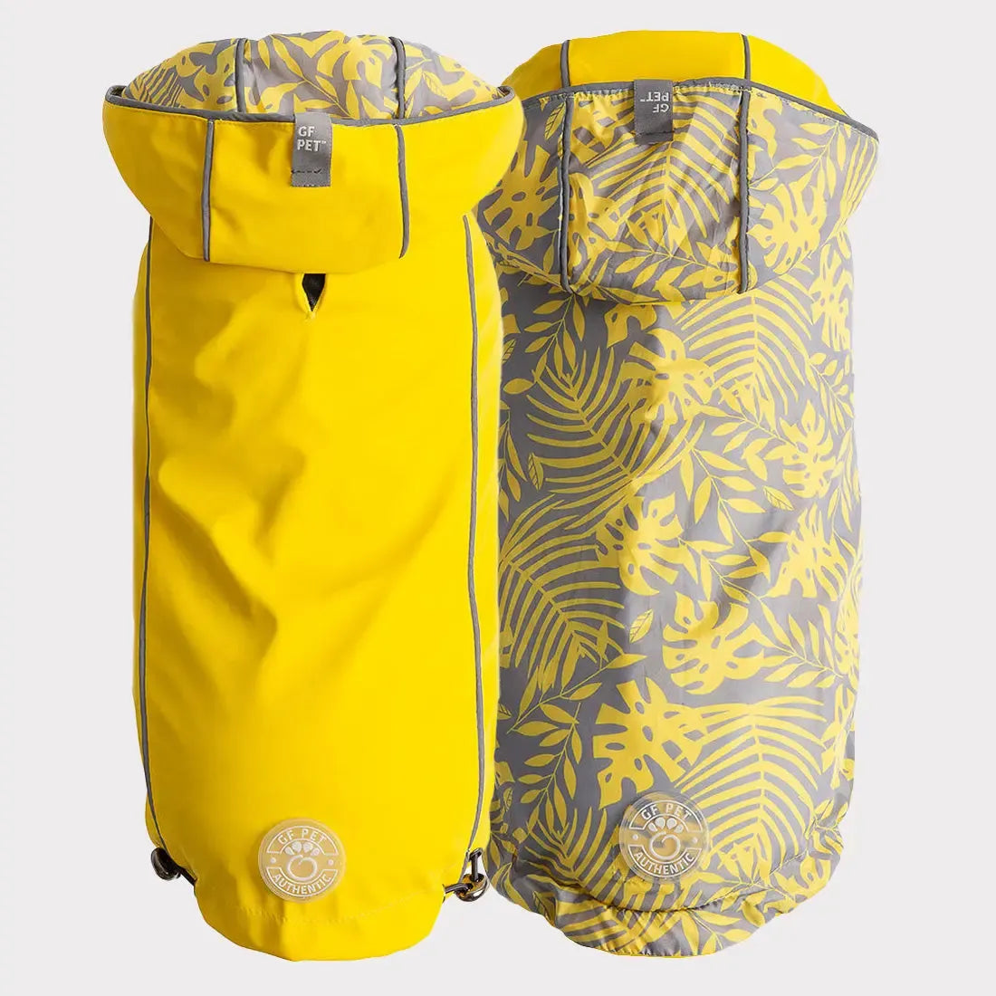 Gf Pet Reversible Raincoat Yellow X-Large - 21"