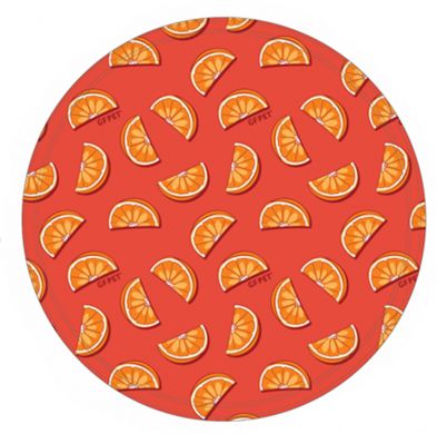 GF Pet Round Ice Mat Orange 32"