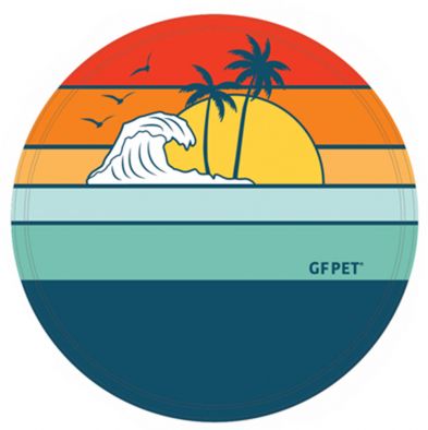 GF Pet Round Ice Mat Dark Blue Sunset 24"