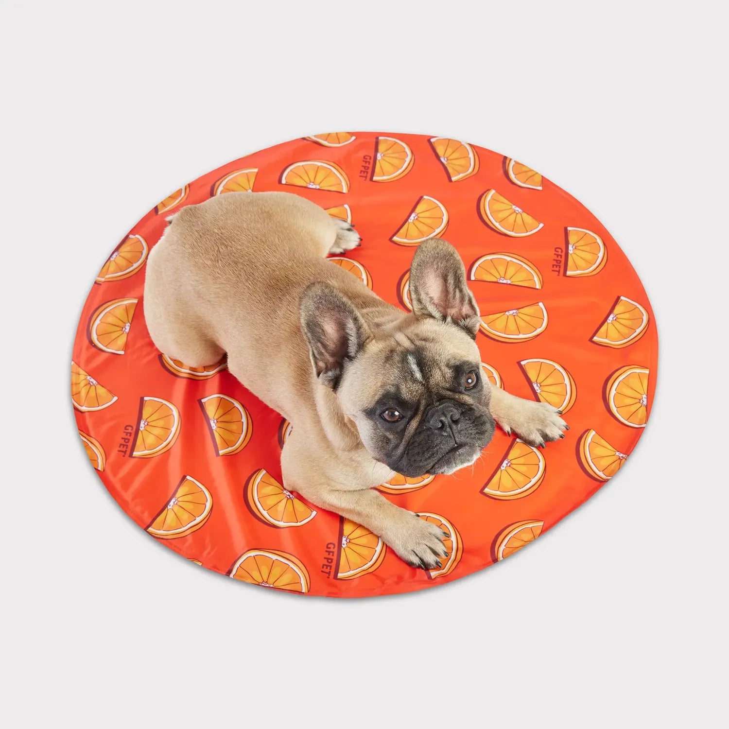 GF Pet Round Ice Mat Orange 24"