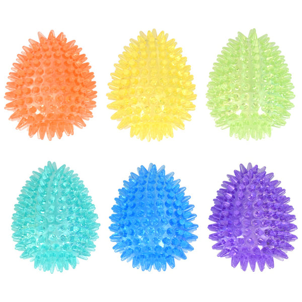 Gnawsome Spiky Squeaker Egg 4"