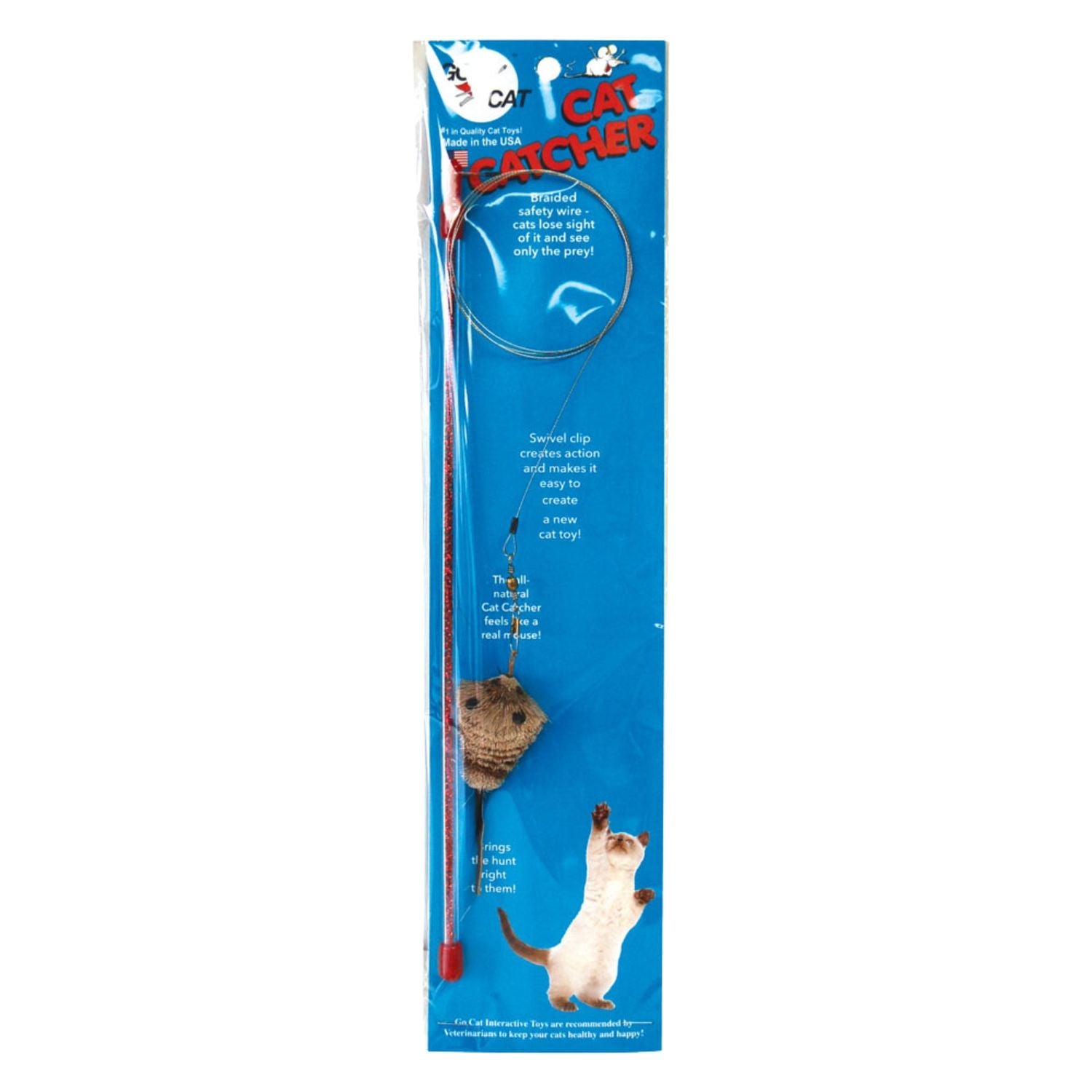 Go Cat Cat Catcher Mouse Wand