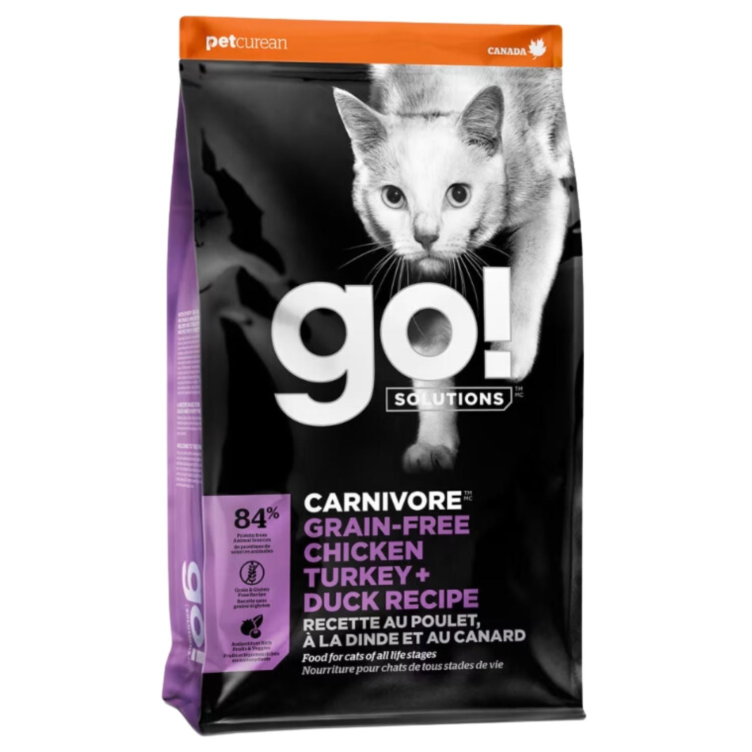 Go! Cat Carnivore Chicken, Turkey & Duck 3Lb/1.3Kg