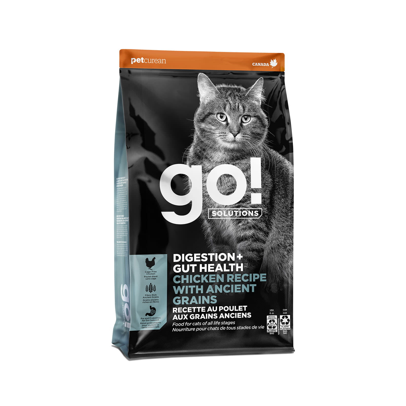 Go! Cat Digestion + Gut Health Chicken with Ancient Grains 3lb