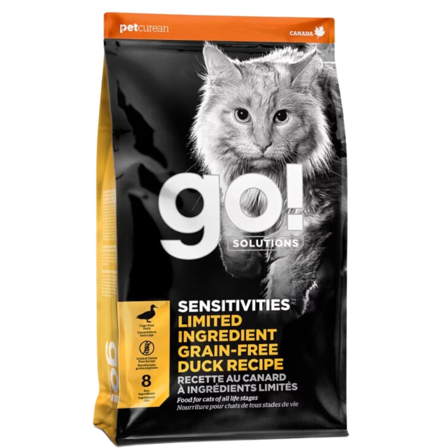 Go! Cat Sensitivities Lid Duck 3Lb/1.3Kg