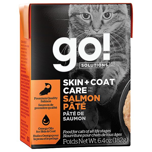 Go! Cat Skin & Coat Salmon Pate 6.4Oz
