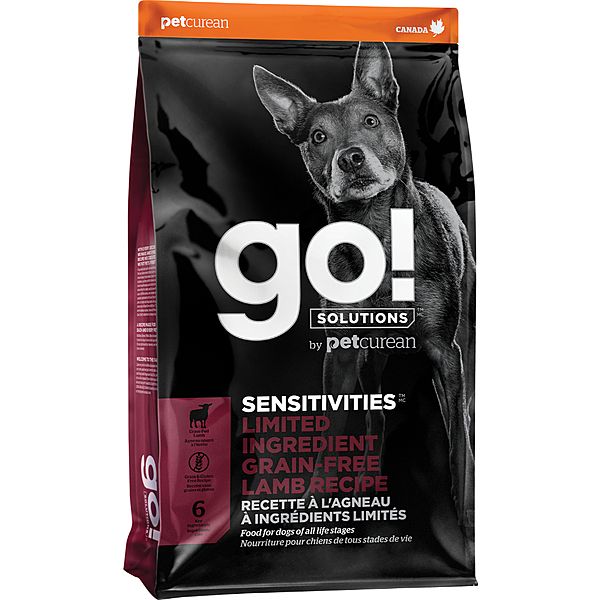 Go! Dog Sensitivities Limited Ingredient Grain Free Lamb Recipe 3.5lb/1.6kg