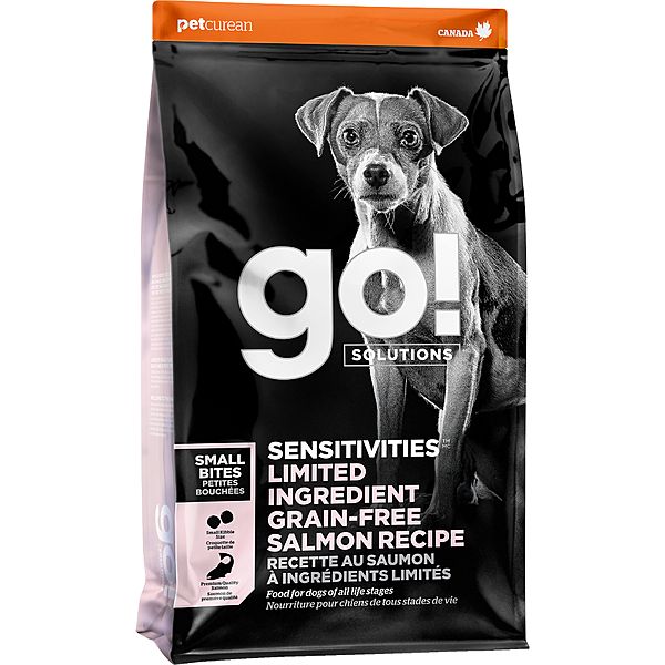 Go! Dog Sensitivities Limited Ingredient Grain Free Salmon Recipe Small Bites 3.5lb/1.6kg