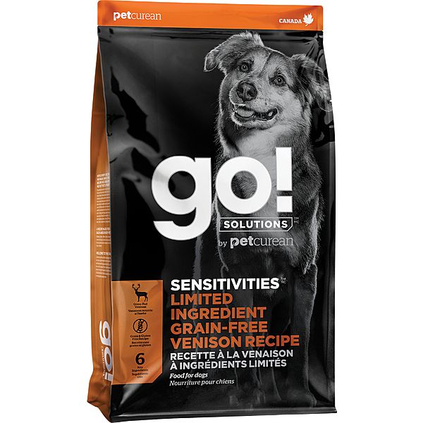 Go! Dog Sensitivities Limited Ingredient Grain Free Venison Recipe 22lb/10kg