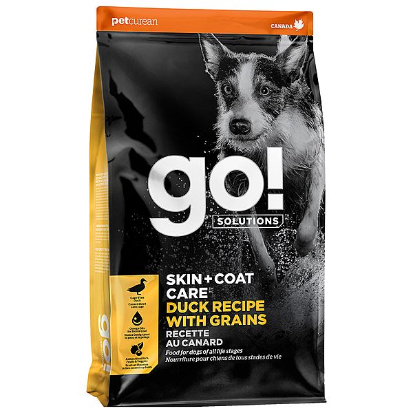 Go! Dog Skin & Coat Duck Recipe With Grain 3.5Lb/1.6Kg