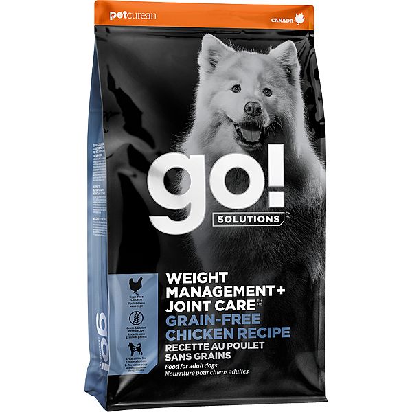 Go! Dog Weight Management & Joint Care Grain Free Chicken Recipe 22lb/10kg