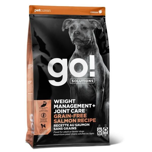 Go! Dog Weight Management & Joint Care Grain Free Salmon Recipe 12lb/5.44kg
