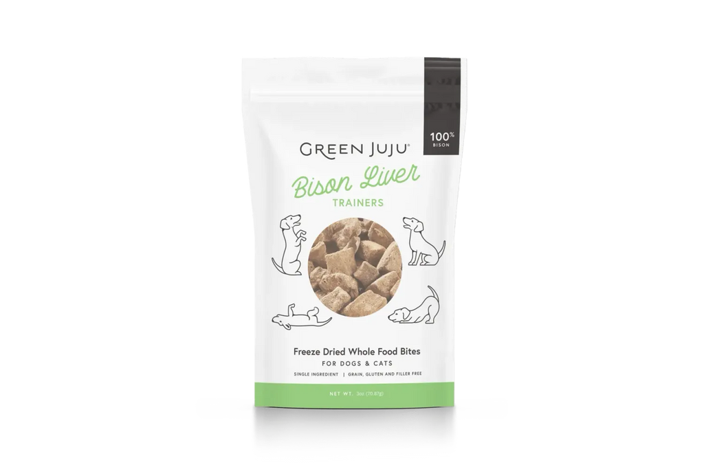 Green Juju Freeze Dried Bison Liver 3Oz/85G