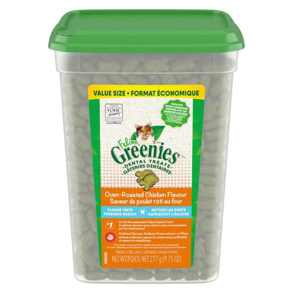 Greenies Feline Dental Oven Roasted Chicken Flavour Value Size 9.75Oz/227G