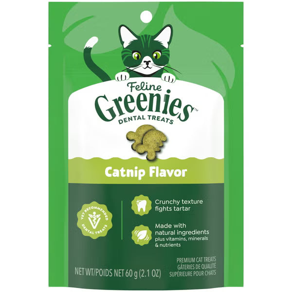 Greenies Feline Dental Catnip Flavour 2.1oz/60g