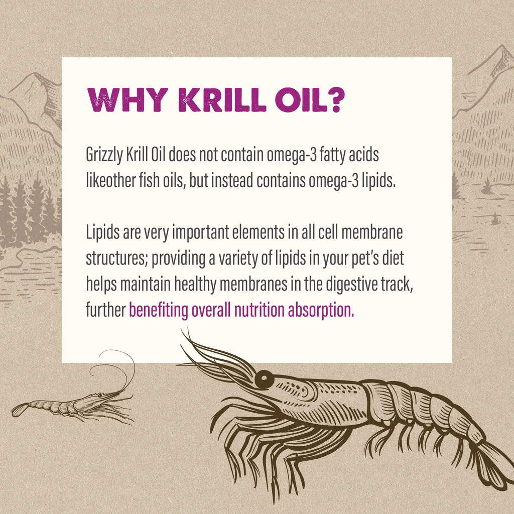 Grizzly Hip And Joint Krill Oil 16Oz