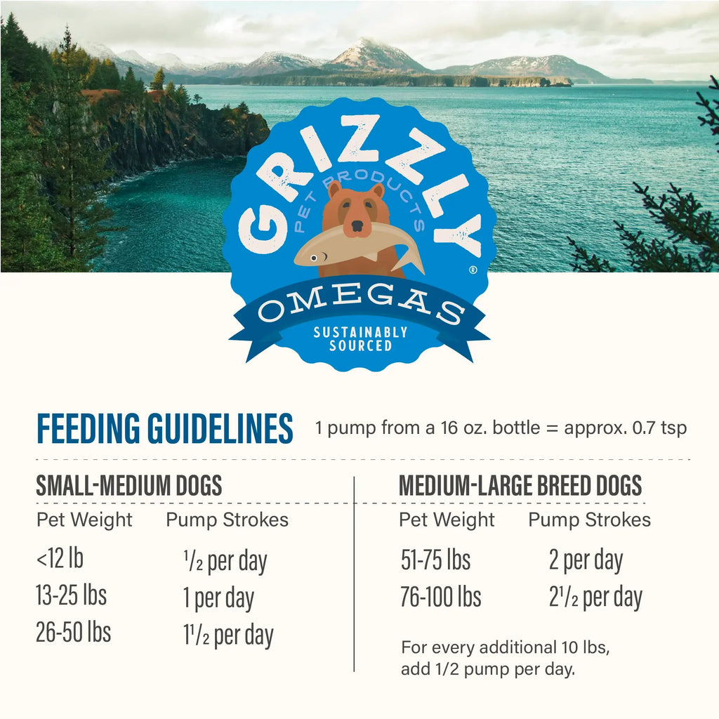 Grizzly Pollock Oil 8Oz