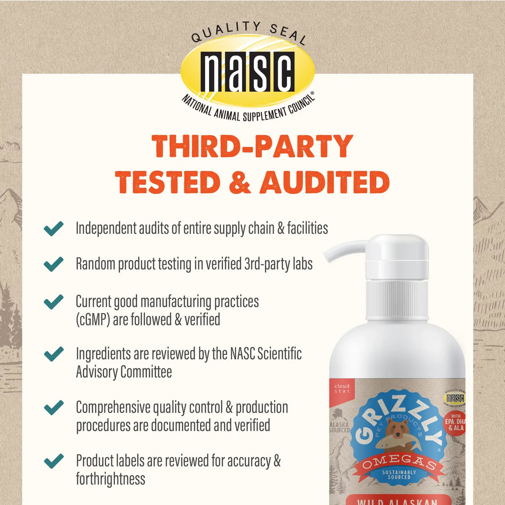 Grizzly Salmon Plus Oil 4Oz